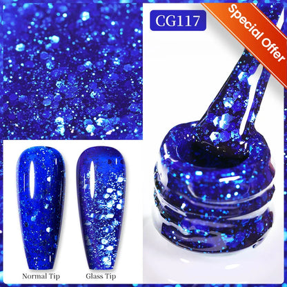BORN PRETTY 10ml Nude Pink Gel Nail Polish Varnis Semi Permanent Nail Gel Varnish Soak Off UV Gel for Valentine's Day Gift Nails