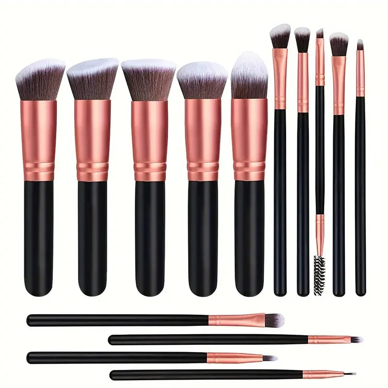 Professiona 14PCS Makeup Brushes Set  Soft Fluffy Foundation Blush Powder Eyeshadow Kabuki Blending Female Cosmetics Beauty Tool