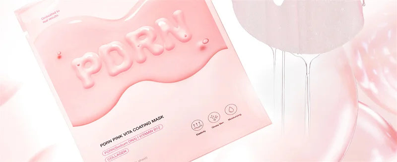 PDRN Pink Vita Coating Mask Deep Collagen Anti Wrinkle Lift Face Mask Overnight Firm Hydrating Moisturizing Glowing Skin Korea
