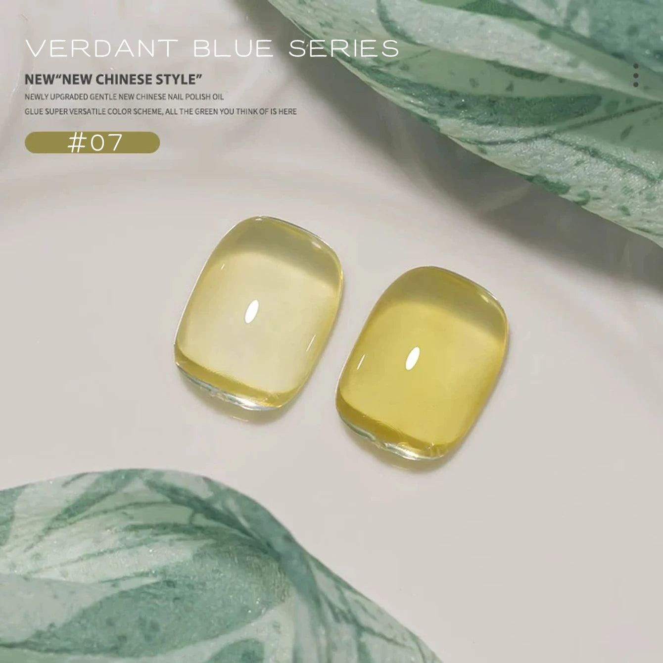10ML 1-21PCS 2025 Autumn New Emerald Green Magnet Cat's Eye Gel Nail Polish Green Whitening Glass Bead Cat Eye Nail Polish