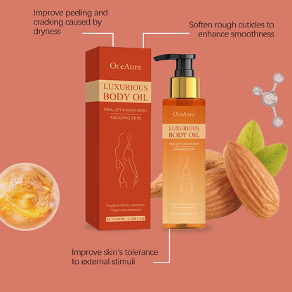 Lifting & Firming Body Oil Tighten Sagging Skin Deep Moisturizing Dry Skin Repairing Soften Magic Luxury Nourishing Oil 100ml