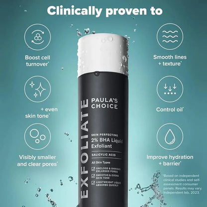 Paula's Choice 2% Salicylic Acid Essence Deeply Cleanses Pores Shrinks Pores Improves Skin and Gently Exfoliates Facial Skincare