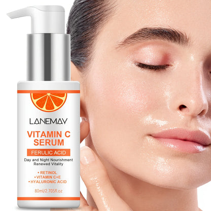 Vitamin C Serum With Ferulic Acid and Hyaluronic Acid - Hydrate & Plump Skin, Restore Radiance, Improve Dull Skin