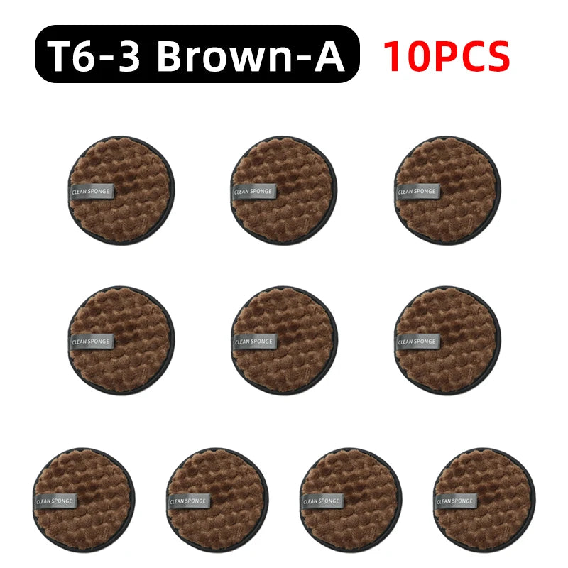 OGEYERO Reusable Makeup Remover Pads Cotton Wipes Microfiber Make Up Removal Sponge Cotton Cleaning Pads Tool