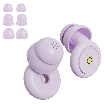 Ear Plugs for Sleeping Noise Cancelling,Reusable Silicone Earplugs Hearing Protection for Concert, Motorcycle,Sleep,and Snoring