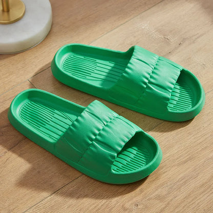 Soft Bottom Slippers for Women Home Bathroom Home Bath Non-slip Couple Summer Sandals for Men Summer Wear Comfortable