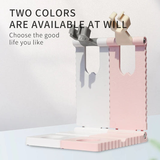 LINMANDA Handheld UV Nail Lamp Holder Foldable Nail Lamp Holder Suitable for at-Home Gel Nail and Nail Polish Application