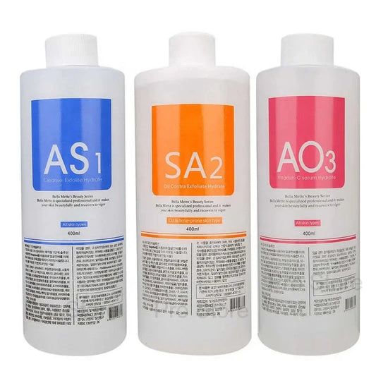 AS1 SA2 AO3 Facial Skincare Face Serum Facial Aqua Peel Solution Product For Hydra Dermabrasion Machine Hydro Skin Deep Cleaning