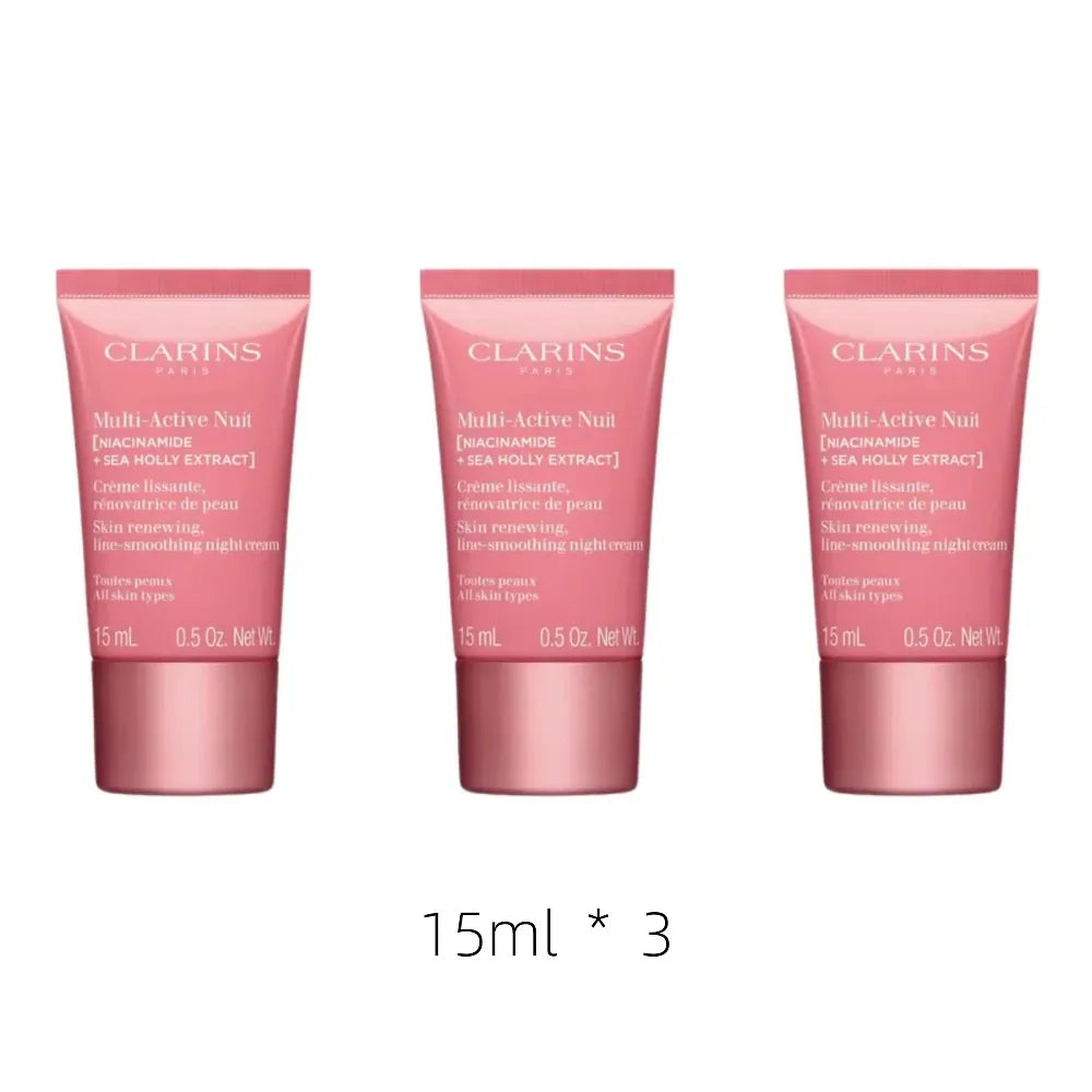 Clarins Multi-Active Renewing Day/Night Moisturizer Cream 15ml, All Skin Types, Original Skin Care Health Beauty
