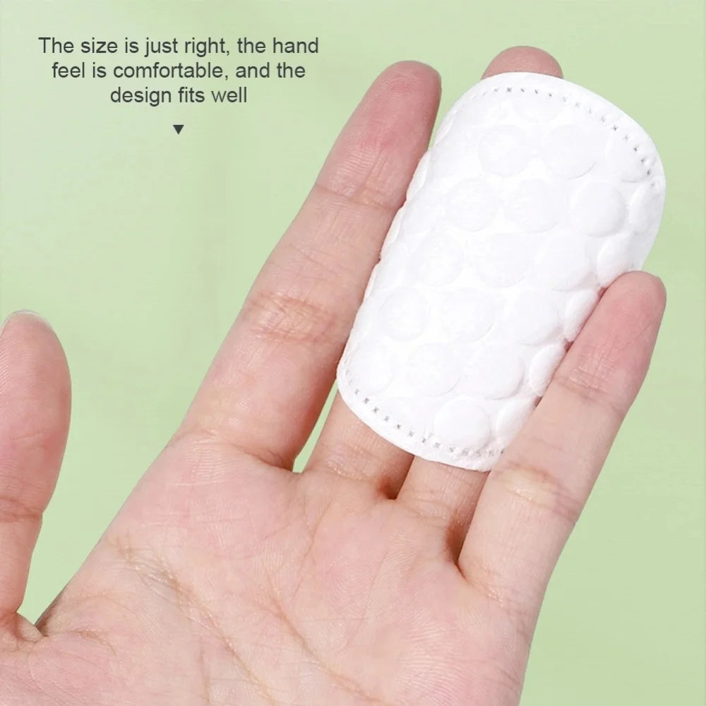 100/200pcs Soft Round Cotton Pad With Double-sided Texture Daily Facial Cleaning Makeup Removal Skin Care For Home And Travel Us