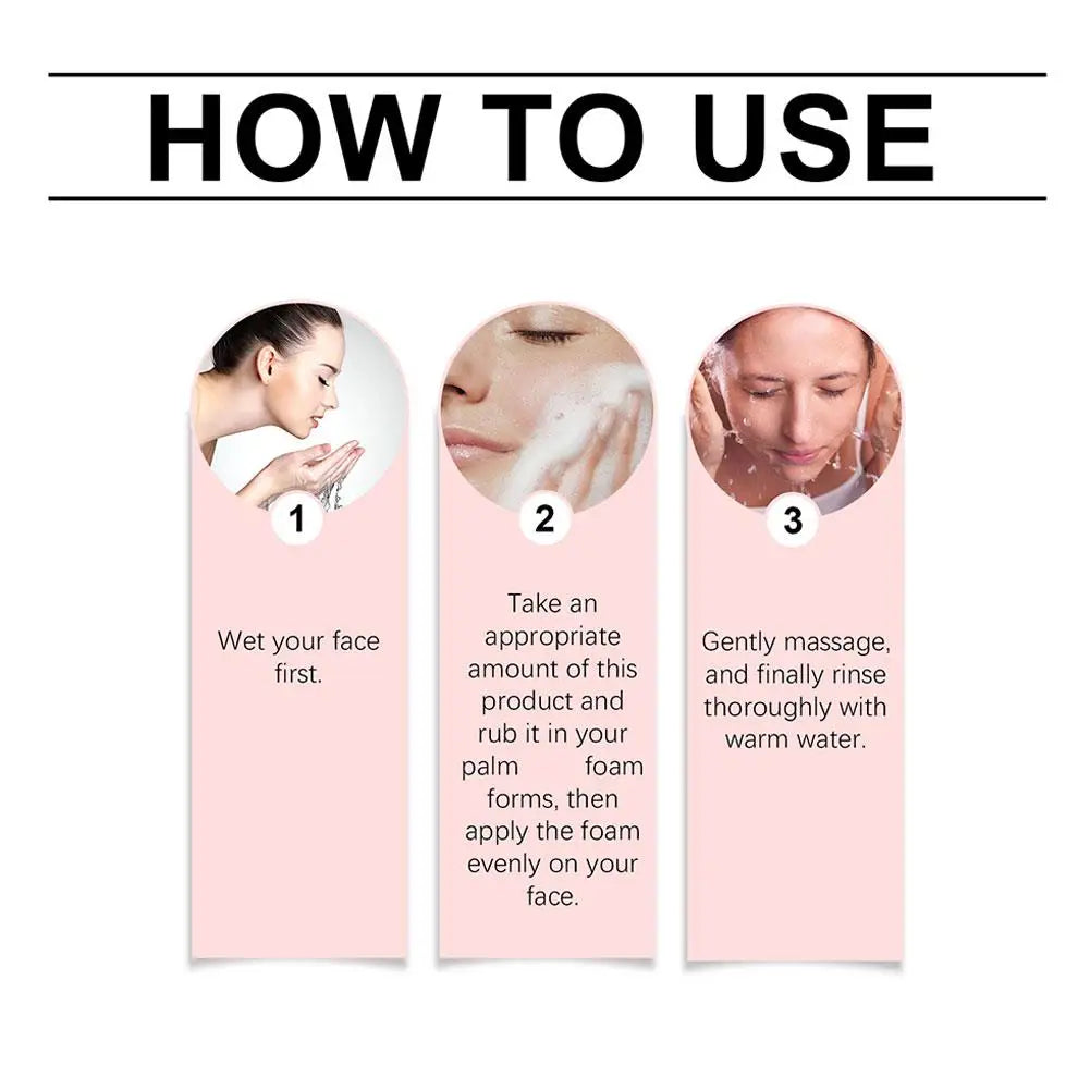 Soothing Centella Asiatica Mild Deep Cleansing Foam Cleanser - Remove Pore Oil Control Exfoliating Refresh Facial Skincare