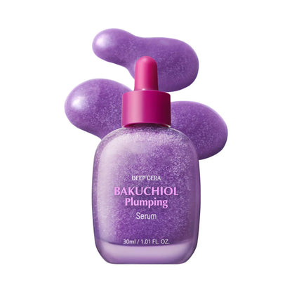 Bakuchiol Vitamin C Plumping Serum,Face Skin Anti-Aging Firming Moisturizing Brightening,Minimize Pore Dark Spot,Korean Skincare