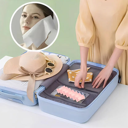250/50pcs Portable Compressed Face Towels Disposable Cotton Coin Tissue Suitable For Travel Beauty Salon Makeup Remover Cleaning