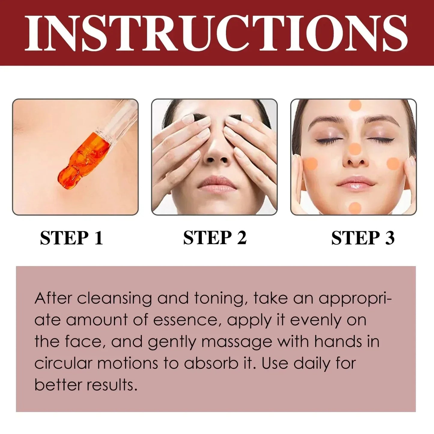Retinol Facial Essence Fade Fine Line Face Serum Anti-Aging Pore Minimizing Hydrating Brightening Skin Treatment for Women Men