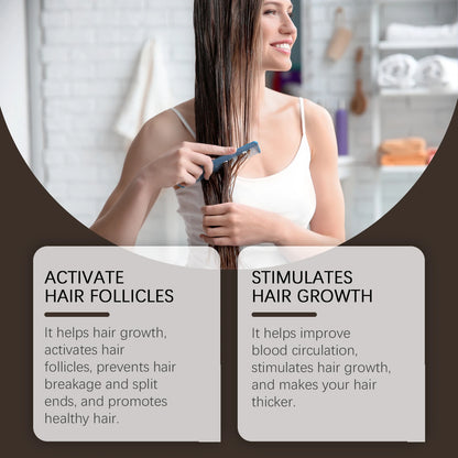 Ginger Oil For Hair Growth Serum Repair Damaged Hair Improve Hair Thinning Frizziness Reduce Split End Hair Loss Treatment Spray