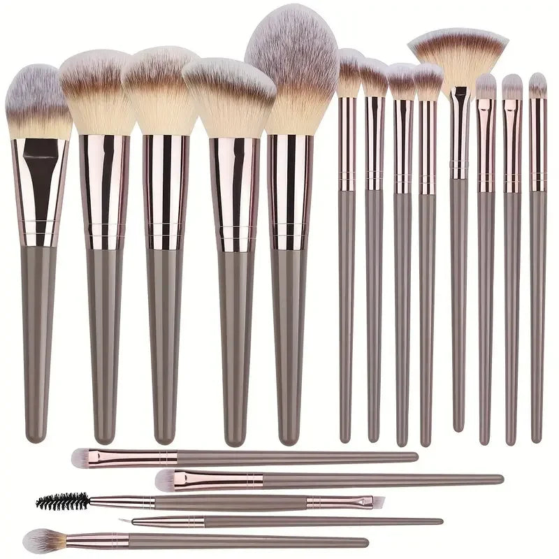Professional 3-20Pcs Makeup Brushes Set Eyeshadow Blush Highlighter Foundation Concealer Blending Brush Fluffy Women Beauty Tool