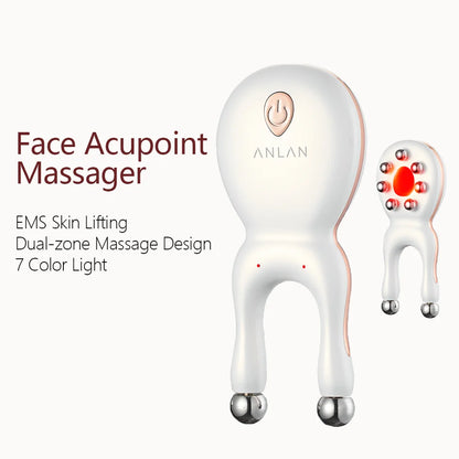 ANLAN Eye Acupoint Massager Nose Facial Lifting 7 Color LED Light Therapy Skin Care Reduce Puffiness Anti-Aging Tightening Skin
