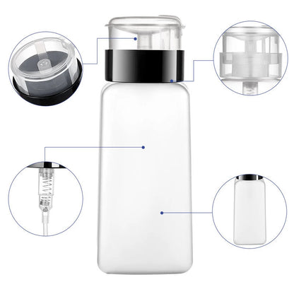 50/150/180/250ml Empty Pump Dispenser Liquid UV Gel Polish Nail Art Polish Clean Bottle Polish Cleanser Remover Bottle
