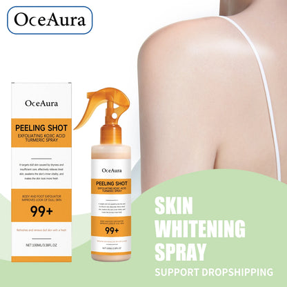 Moisturizing Skin Brightening Serum Lighten Dark Skin Calluses Remover Anti Dryness Peeling Restore Smooth Soft Foot Care Spray