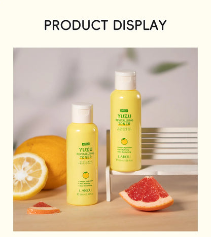 Japanese Yuzu Toner 100ml Deep Hydration Pore Minimizing Brightening Effect Long Lasting Moisture Revitalizing Skin Treatment