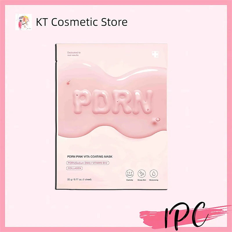 PDRN Pink Vita Coating Mask Deep Collagen Anti Wrinkle Lift Face Mask Overnight Firm Hydrating Moisturizing Glowing Skin Korea