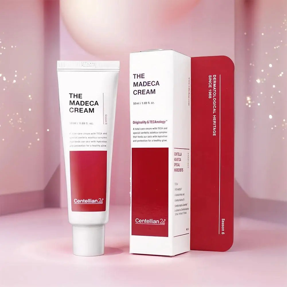 Centellian 6th Generation The Madeca Cream, Active Whitening, Antioxidant, Long-lasting Hydrating, Repairing Dry Skin, Skincare