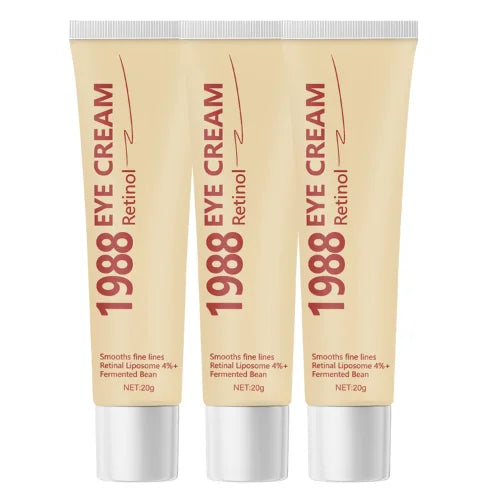 1988 Retinol Eye Cream with Hyaluronic Acid & Collagen - Light Texture, Moisturizes, Protects, Smooths Fine Lines