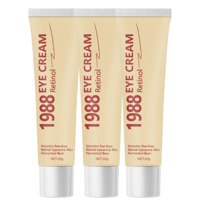 1988 Retinol Eye Cream with Hyaluronic Acid & Collagen - Light Texture, Moisturizes, Protects, Smooths Fine Lines
