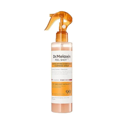 Korean Dr.Melaxin Peel Shot Exfoliating Kojic Acid Turmeric Spray Soothing Moisturizing Brighten Exfoliating Kojic Acid 200ml