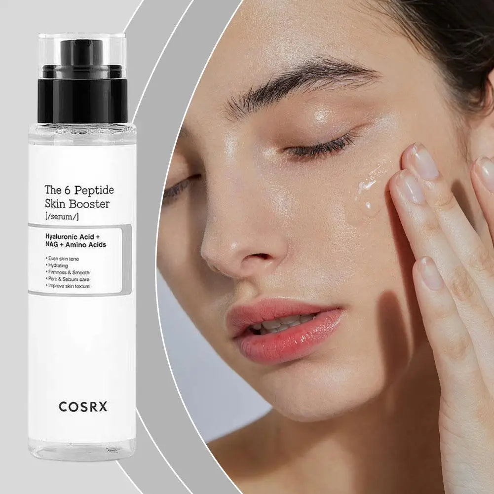 COSRX The 6 Peptide Booster 150ml Firming Brightening Face Essence Niacinamide Hyaluronic Acid All Skin Types Care