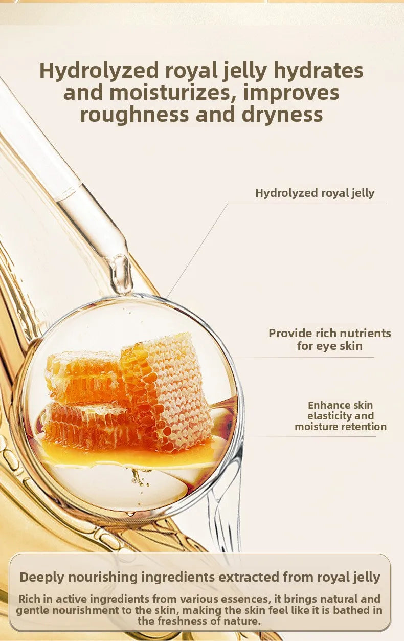 Beauty Salon Line-grade Black Gold Royal Jelly Collagen Light Wrinkle Eye Cream Care Anti Wrinkle Cream Eye Bags Contour Beauty