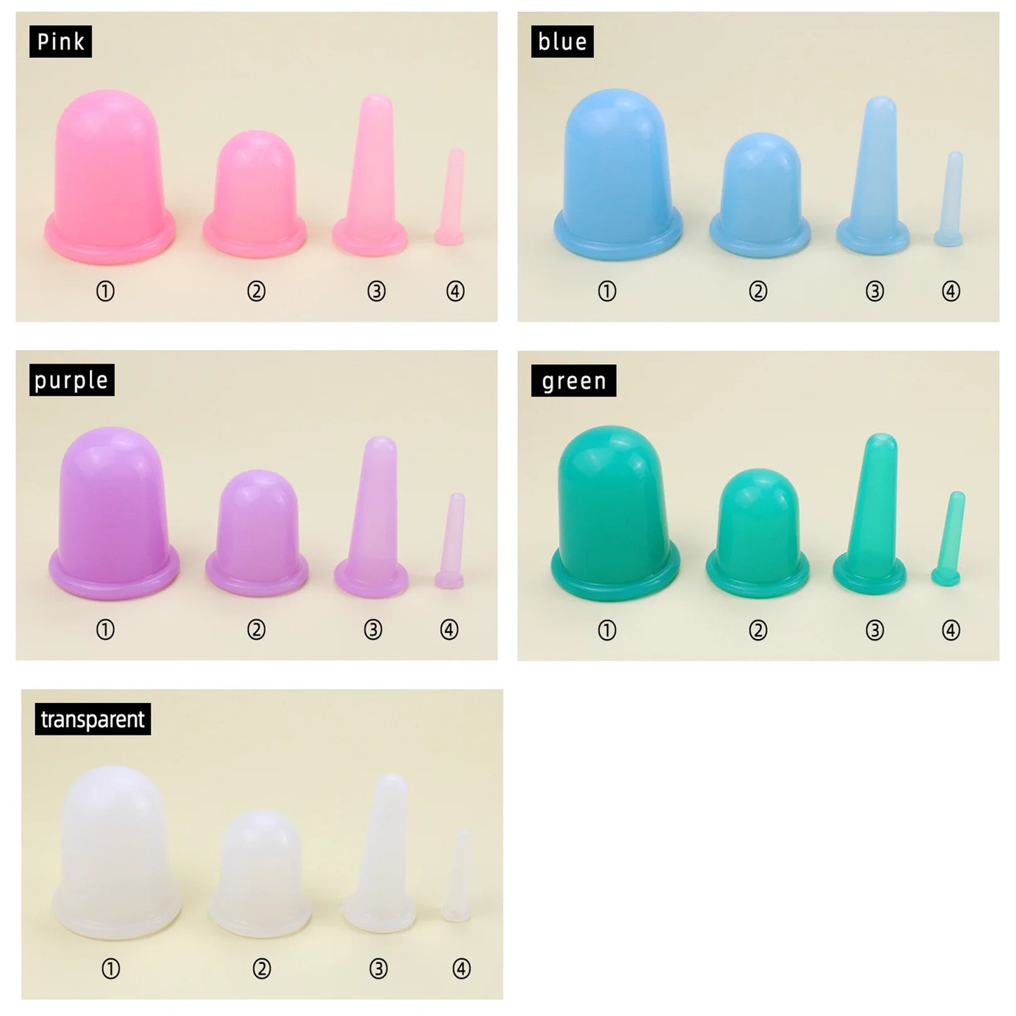 Vacuum Cupping Glass Jar Cellulite Massager For Face Acupuncture Facial Suction Cups Face Neck Lift Skin Scraping Beauty Tool