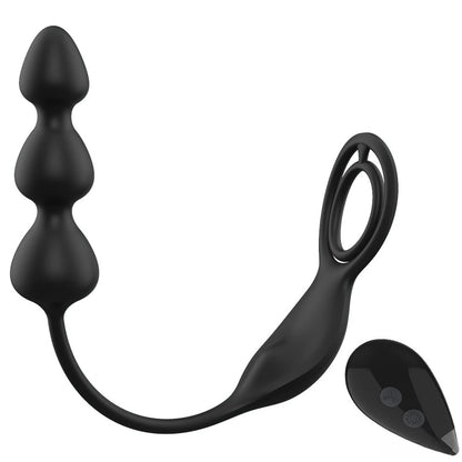 Anal plug prostate massage wireless remote control vibration charging movement soft silicone silent wear single men out