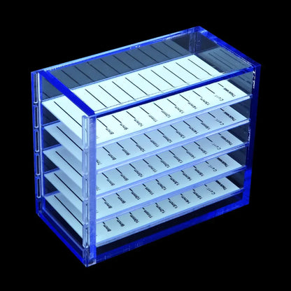 Wholesale Eyelash Extensions Storage Box 5 Layers Acrylic Pallets Holders Lash Organizer False Eyelashes  Makeup Tools Supplies