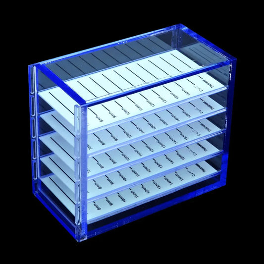 Wholesale Eyelash Extensions Storage Box 5 Layers Acrylic Pallets Holders Lash Organizer False Eyelashes  Makeup Tools Supplies