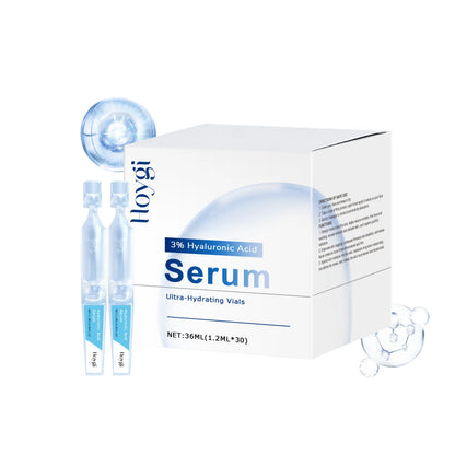 Hyaluronic Acid Serum Deep Moisturizing Facial Skin Essence Rejuvenating Enhances Elasticity Firm Nourishing Brightening Ampule