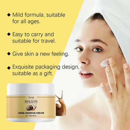 Snail Face Cream Wrinkle Removal Fade Fine Line Shrink Pore Acne Removal Whitening Replenishment Moisturizing Anti Aging Cream