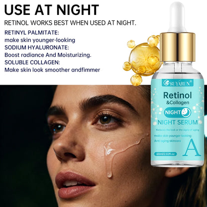 SUYARUN 24H Hydrating Serum ACHS 4-Piece Set – All-Day Moisturizing Facial Essence with Hyaluronic Acid & Vitamins | Anti-Aging
