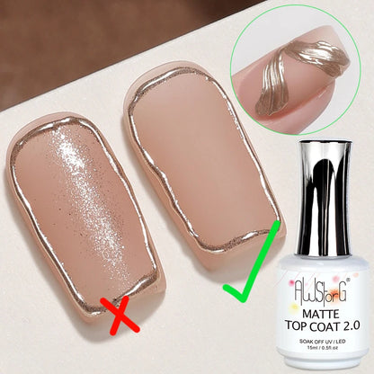 AWStorG 15ML Fiber Rubber Base Gel For Broken Nail Repaired Fiberglass Clear Quick Building Soak Off  UV Construction Gel