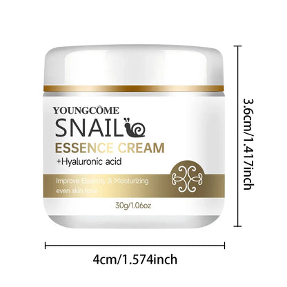 YOUNGCOME Snail essence cream with hyaluronic acid,Retinol Moisturizing Lightening Repairing Smooth Skincare Whitening Creams