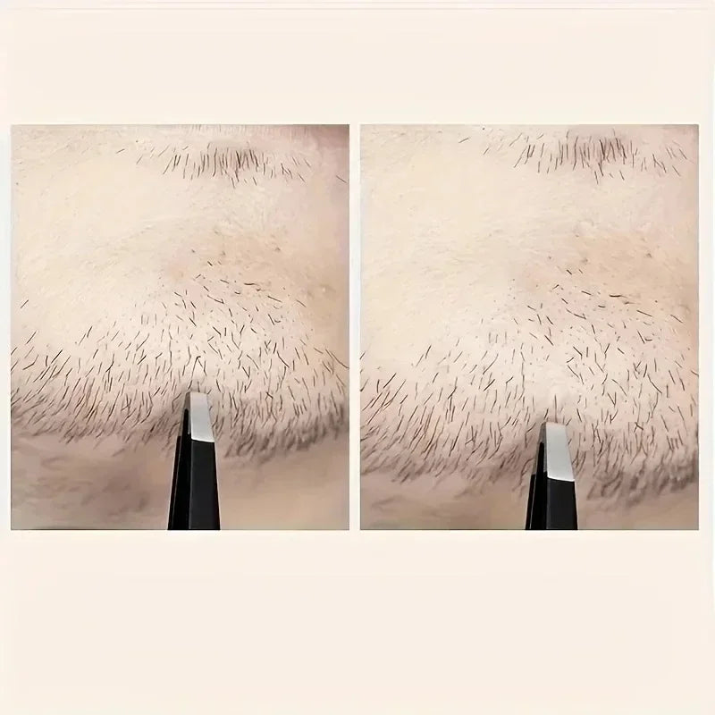 Stainless Steel Eyebrow Clip Plucking Tweezers Men's Beard Clip Eyebrow Clip Eyebrow Plucking Forceps Tweezers Hair Remover