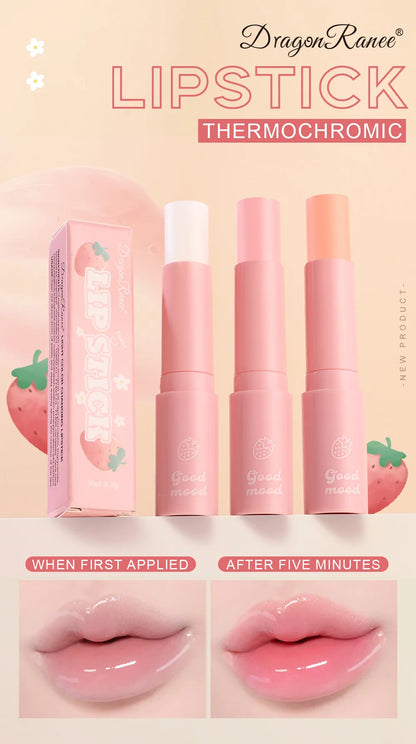 Long Lasting Color Change Lip Balm Moisturizing Hydrating Repair Lip Care Jelly Lipstick Fruity Tint Makeup