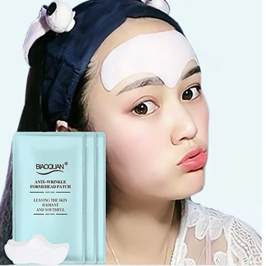 10pcs Anti-wrinkle Forehead Line Wrinkles Removal Gel Patch Firming Mask Frown Stickers Anti-aging Moisturizng Face Skin Care