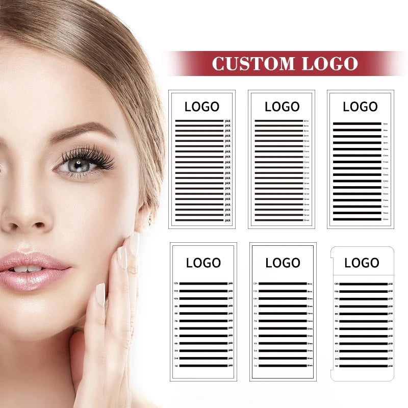20Rows Eyelashes Individual Lashes Extension Matte Professional Soft Natural Makeup Premium False Eyelash Extension Faux Cils