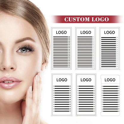 20Rows Eyelashes Individual Lashes Extension Matte Professional Soft Natural Makeup Premium False Eyelash Extension Faux Cils