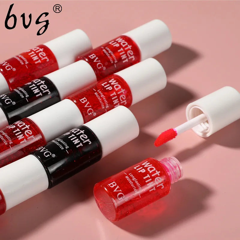 Lip Staining Liquid Lip Glaze Staining Bite Makeup Non fading Long lasting Moisturizing Lip Gloss Sweetheart Transparent and Ten