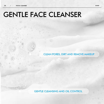 LAIKOU Men Facial Cleanser Face Washing Moisturizing Man Skin Care Oil Control Blackhead Remove Scrub Cosmetics Deep Norishing