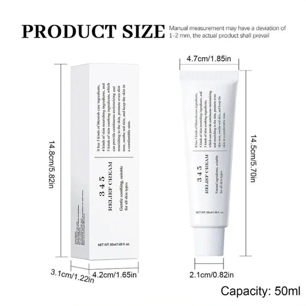 Relief Cream Antioxidant Nourishing Skin Address Blemishes Cream Soothing Hydrating Repairing Barrier Moisturizer Skin Care