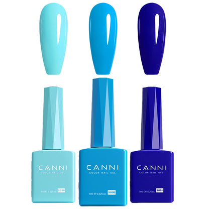 9ml CANNI TPO FREE HEMA FREE Ultra Consistency Nail Gel Polish Set Round Brush Semi Permanent Soak Off UV LED Gel Nail Kit