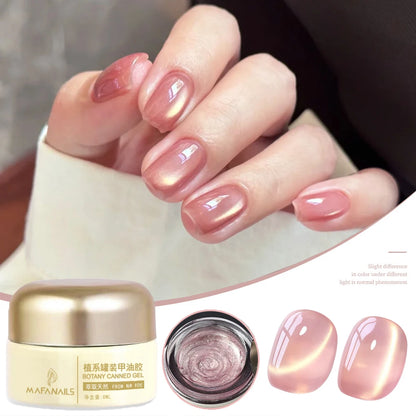5ML Christmas Red Cat's Eye Gel Nail Polish Senior Glass Bead  Cat Magnetic Eye Gel Nail Polish LED Soak Off Varnish Manicure